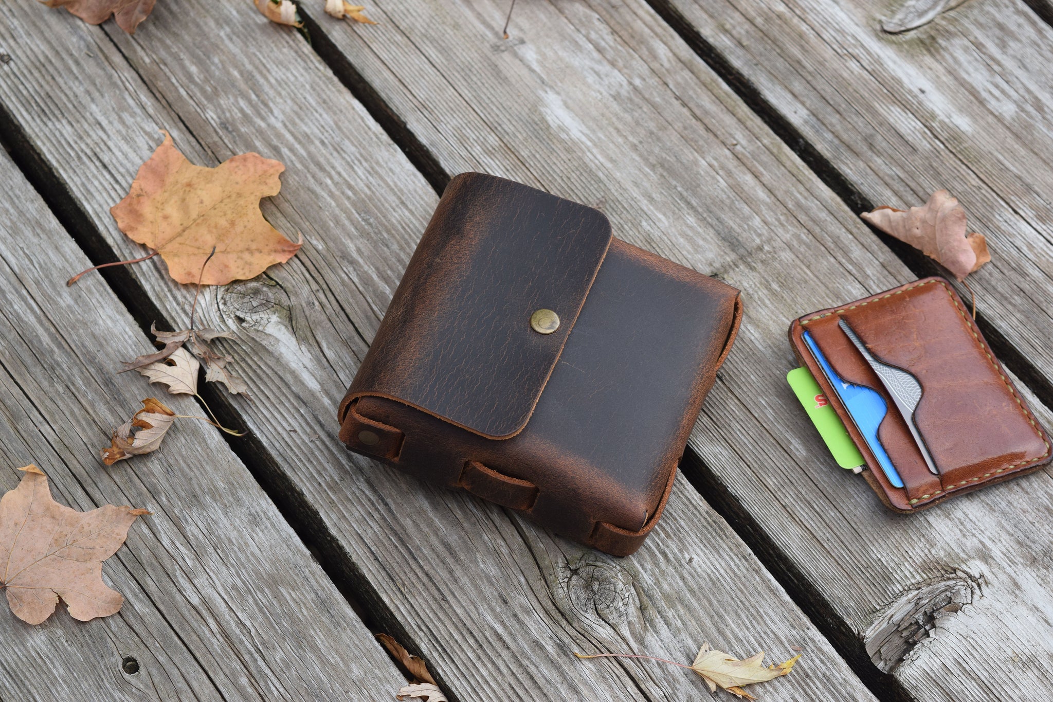 Tan Leather 12 Bore Snap Pocket Cartridge Belt by Brune & Bareskin (MT